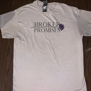 Broken promises shirt purple rose